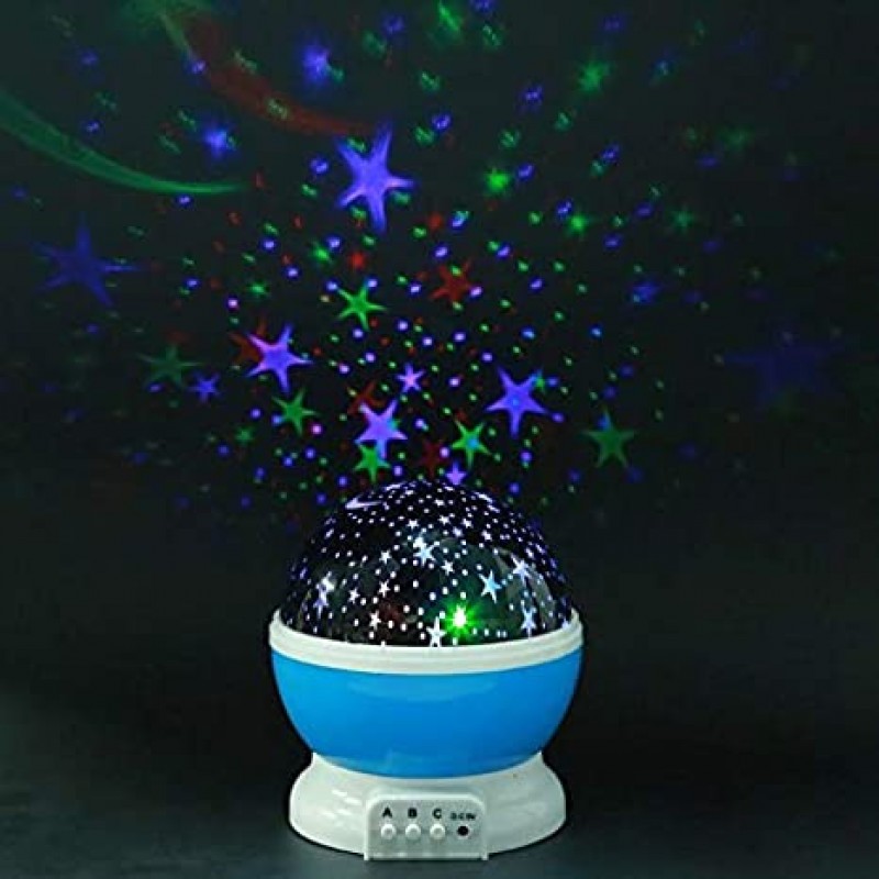 Rotating Star LED Night Lamp Projector