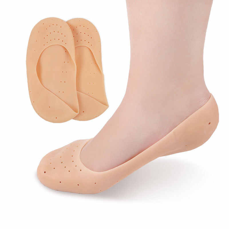Silicone Full Heel Pad Gel Socks (PAIR)