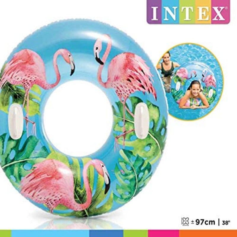 INTEX Transparent Swimming Ring For Summer