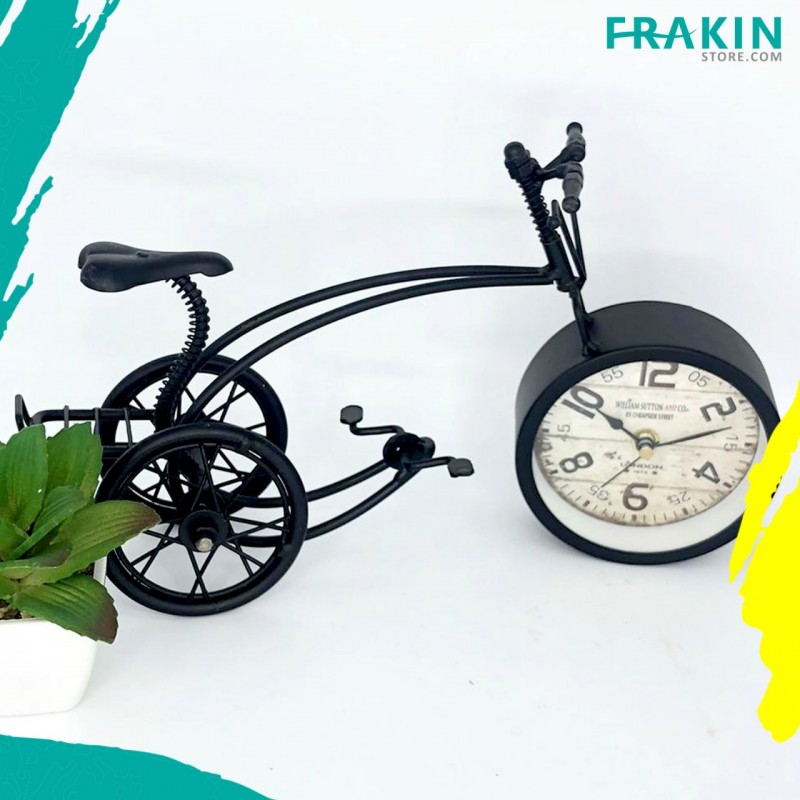 Frakin Decoration Bicycle Model Clock